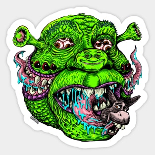 Ogre Monster Sticker